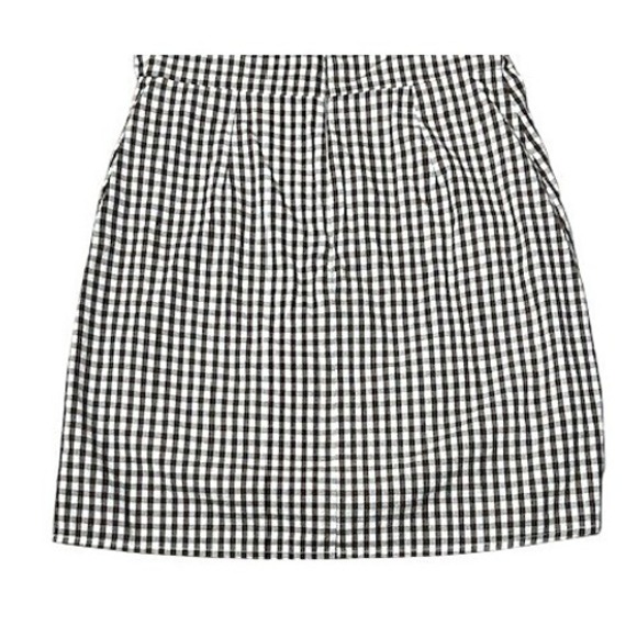 Honey Punch Brown Gingham Mini Dress Sundress Lined Womens Large Preppy Classic - Picture 12 of 15